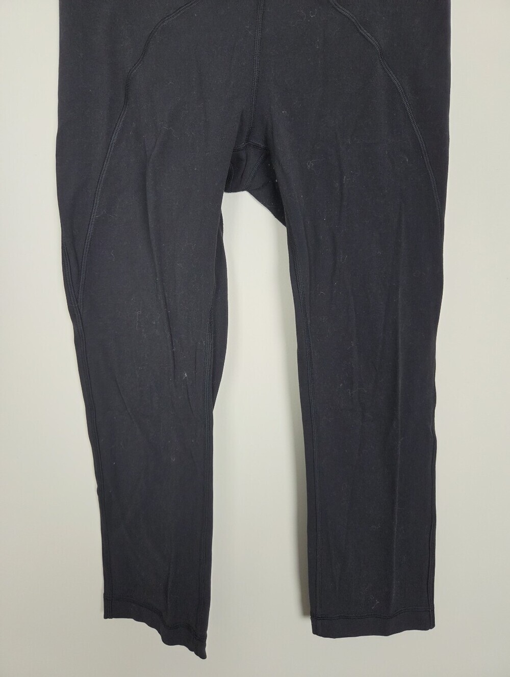 Lululemon Get Centred High Rise Crop 21" Womens 8 Black Leggings Athletic - Picture 4 of 9